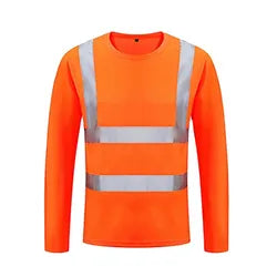 VisiFlow Breathable Long Sleeve T-Shirt with Reflective Tape