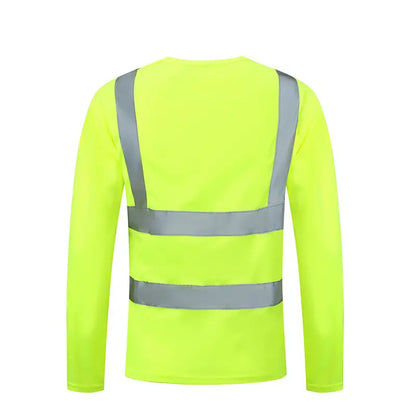 VisiFlow Breathable Long Sleeve T-Shirt with Reflective Tape